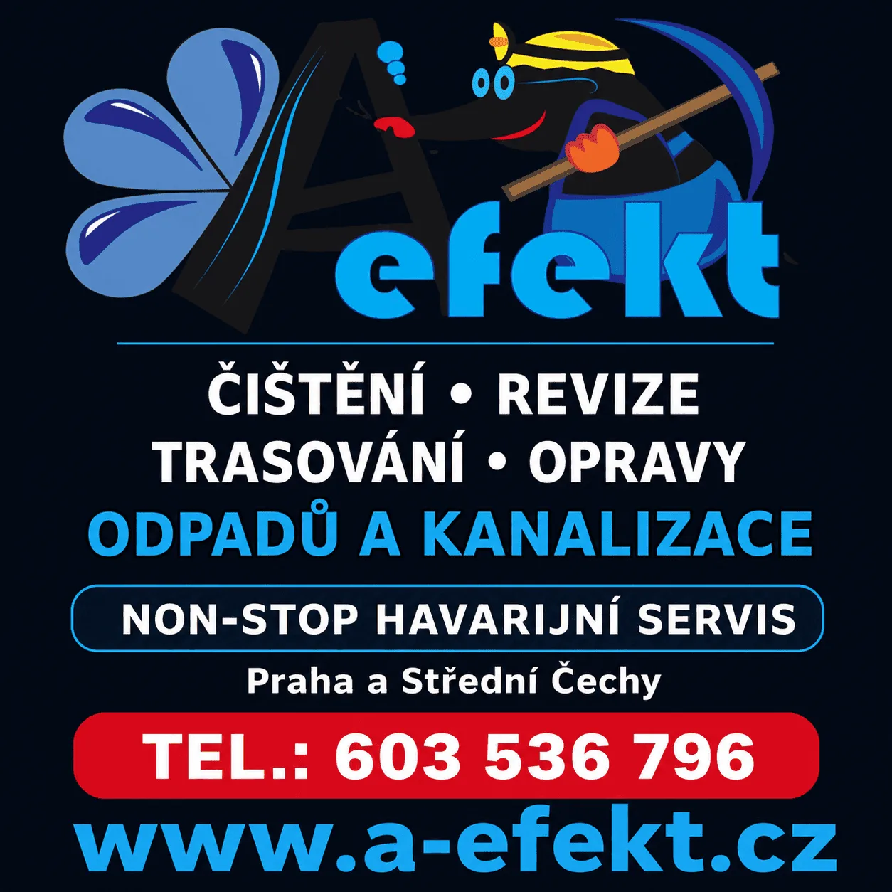 A-EFEKT čištění a revize kanalizace